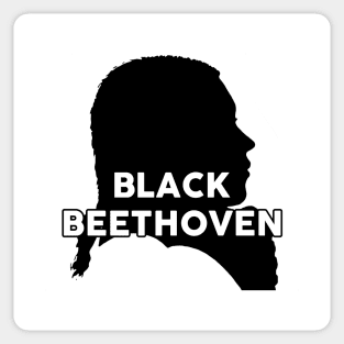 Black Beethoven Sticker